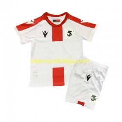 Camisola Georgia Criança Equipamento Primeiro 2024 Manga Curta